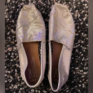 Womens Tom glitter shoes